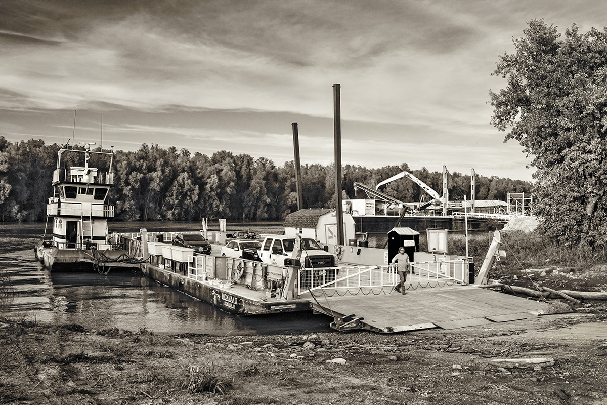 The Dorena-Hickman Ferry, Hickman, KY.